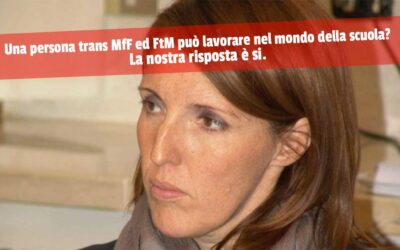 Insegnanti trans? Si.